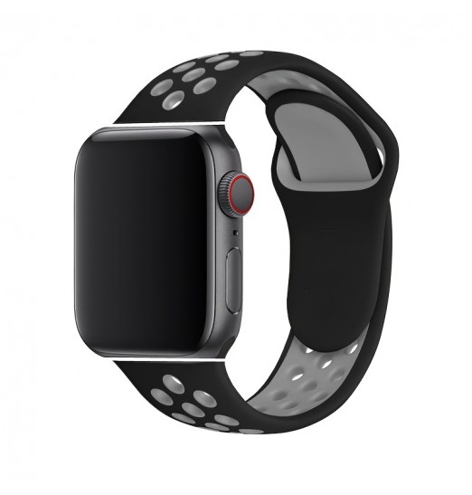 Pulsera de silicona deportiva Hombres Mujeres Banda de repuesto para, iwatch, Band Series 6 5 4 3 2 1 Se