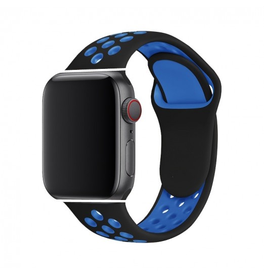 Pulsera de silicona deportiva Hombres Mujeres Banda de repuesto para, iwatch, Band Series 6 5 4 3 2 1 Se