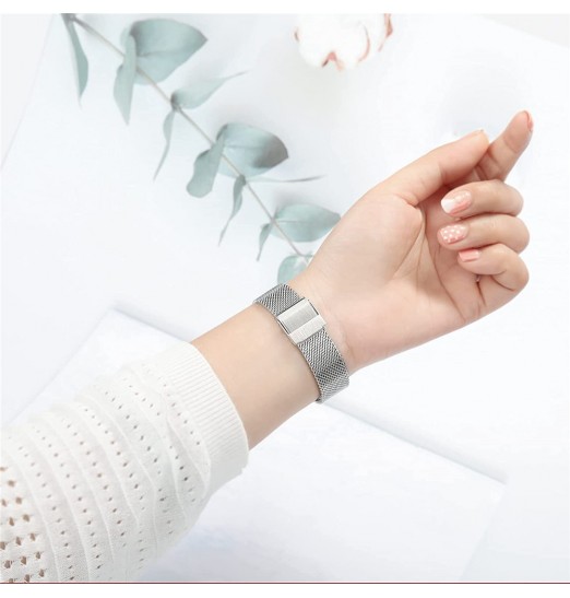 Pulsera de malla compatible con iwatch 49 mm Banda 45 mm 44 mm 42 mm 41 mm 40 mm 38 mm Correa de acero inoxidable para iwatch Ultra Series 8/7/6/5/4/3/2/1 Pulsera Mujer