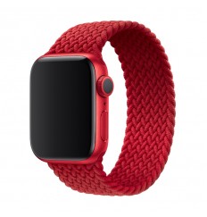 Solo Loop trenzado para Apple Watch Band 44mm 40mm 45mm 41mm 49mm 42mm 38mm Pulsera elástica Iwatch Series 7 3 Se 6 8 Ultra Correa