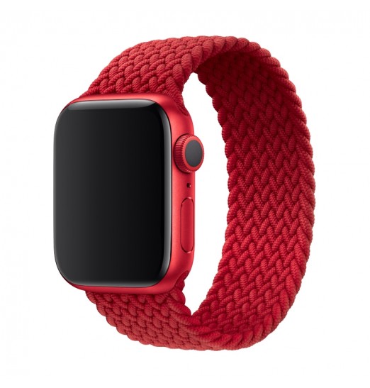 Solo Loop trenzado para Apple Watch Band 44mm 40mm 45mm 41mm 49mm 42mm 38mm Pulsera elástica Iwatch Series 7 3 Se 6 8 Ultra Correa