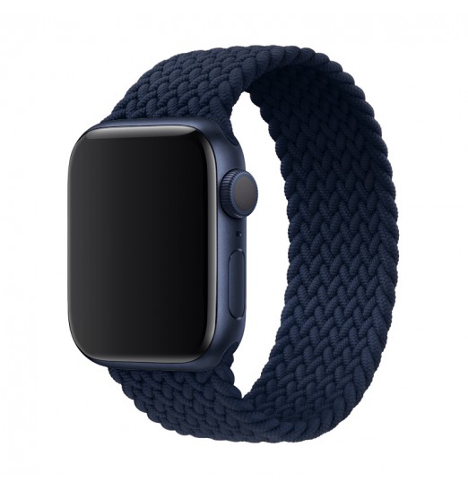 Solo Loop trenzado para iwatch Band 44 mm 40 mm 45 mm 41 mm 49 mm 42 mm 38 mm Pulsera elástica Iwatch Series 7 3 Se 6 8 Ultra Correa