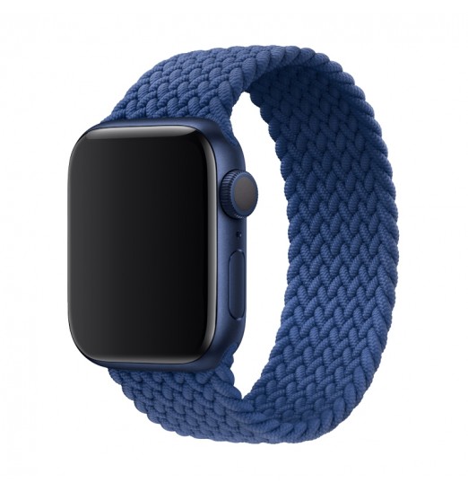 Solo Loop trenzado para Apple Watch Band 44mm 40mm 45mm 41mm 49mm 42mm 38mm Pulsera elástica Iwatch Series 7 3 Se 6 8 Ultra Correa