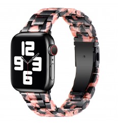 Bandas de resina de moda compatibles con iwatch Ultra 49 mm 45 mm 44 mm 42 mm 41 mm 40 mm 38 mm Iwatch Series 8 7 6 5 4 3 2 1 Se, reemplazo con hebilla de acero inoxidable de cobre Mujeres Hombres