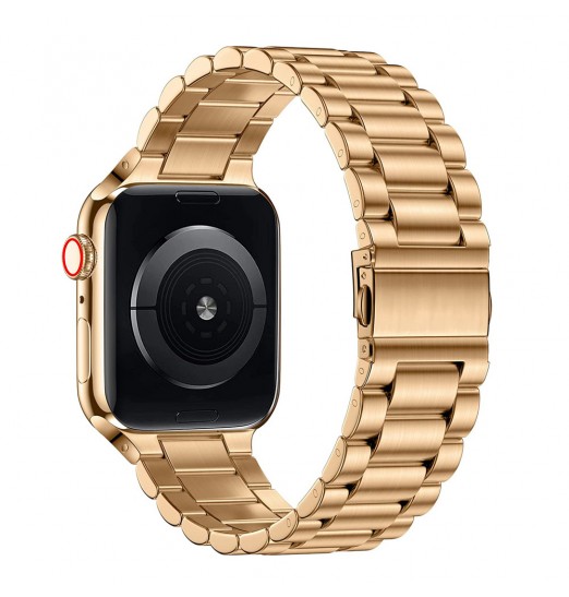 Compatible con Apple Watch Ultra Band 49mm 45mm 44mm 42mm 41mm 40mm 38mm Correa de acero inoxidable para Iwatch Ultra Series 8/7/6/5/4/3/2/1 Se Pulsera