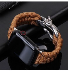 Correa de reloj trenzada elástica Wearlizer Compatible con Apple Watch Bands Mujer 38 mm 40 mm 41 mm 42 mm 44 mm 45 mm 49 mm Correa elástica delgada Solo Loop Pulsera tejida Accesorios para Iwatch Series 8 7 6 5 4 3 2 1