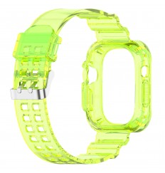 Correa de reloj de cristal transparente, pulsera para, iwatch Ultra 49mmc