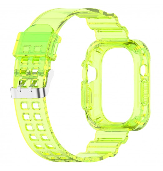 Correa de reloj de cristal transparente, pulsera para, iwatch Ultra 49mmc