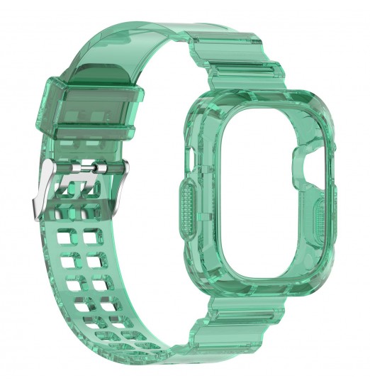 Correa de reloj de cristal transparente, pulsera para, iwatch Ultra 49mmc