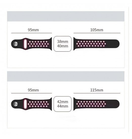 Correa de silicona para Apple Watch Band 44mm 45mm 41mm 40mm 49mm 42 Mm Pulsera de goma deportiva Iwatch Series 7 3 4 5 6 Se 8 Ultra Band