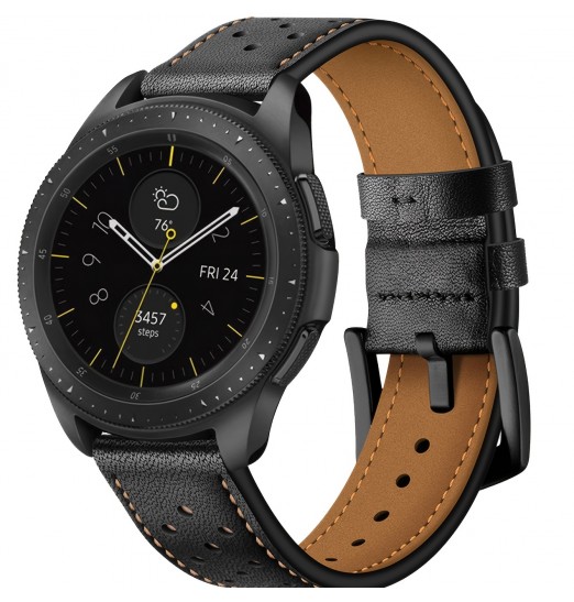 Correa de cuero para Samsung Watch Galaxy Watch 42/46mm/gear S3 Galaxy Active Active2 Watch3/4/5