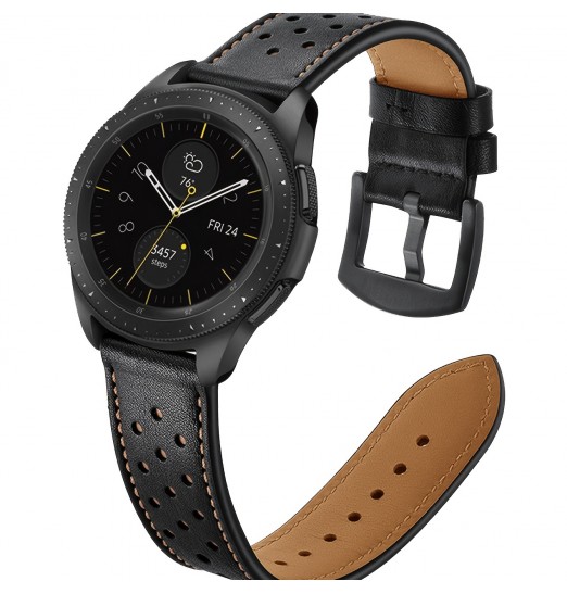 Correa de cuero para Samsung Watch Galaxy Watch 42/46mm/gear S3 Galaxy Active Active2 Watch3/4/5