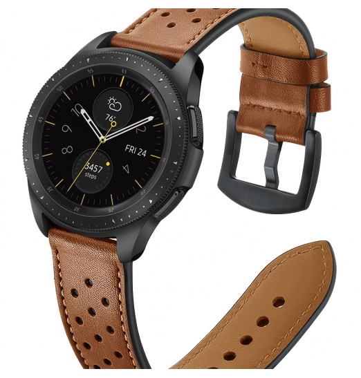 Correa de cuero para Samsung Watch Galaxy Watch 42/46mm/gear S3 Galaxy Active Active2 Watch3/4/5