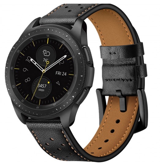 Correa de cuero para Samsung Watch Galaxy Watch 42/46mm/gear S3 Galaxy Active Active2 Watch3/4/5