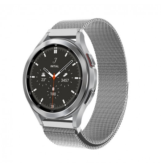 Correa de metal para Samsung Galaxy Watch 4 5 Active 2 40mm 44mm Banda con estuche Tpu Protector de pantalla Reloj 3 Pulsera de bucle magnético