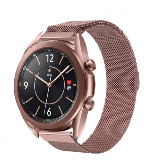 Correa de metal para Samsung Galaxy Watch 4 5 Active 2 40mm 44mm Banda con estuche Tpu Protector de pantalla Reloj 3 Pulsera de bucle magnético