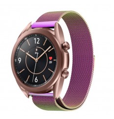 Correa de metal para Samsung Galaxy Watch 4 5 Active 2 40mm 44mm Banda con estuche Tpu Protector de pantalla Reloj 3 Pulsera de bucle magnético