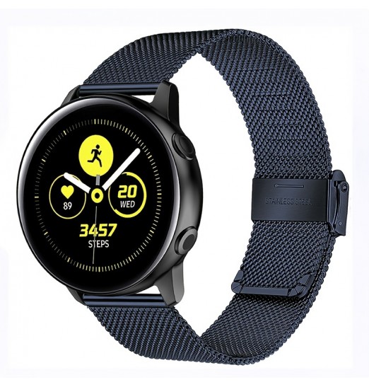 Correa de Metal de 20mm y 22mm para Samsung Galaxy Watch 3/46mm/42mm/active 2/gear S3, pulsera para Huawei Watch Gt 2 2e Pro