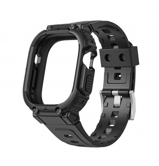 Rugged Bands Tpu Estuche protector resistente a prueba de golpes y rasguños para Apple Watch Ultra 49 mm, megkhla Compatible con Bumper Case