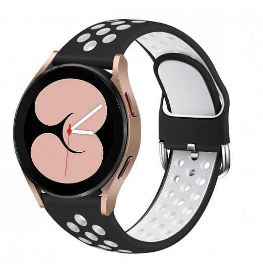 Correa de reloj de silicona suave y transpirable adecuada para Samsung Galaxy Active 2, Galaxy Watch 4, Galaxy Watch 5 /galaxy Watch 5 Pro, sin reloj