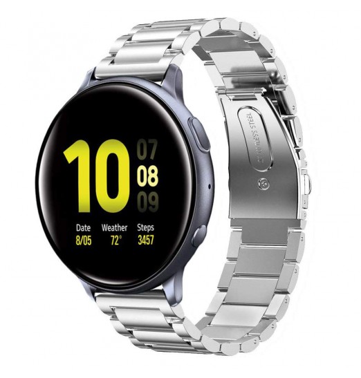 Correa de reloj de acero inoxidable de 22 mm sin correa de reloj de metal de repuesto para Samsung Gear S3 Frontier