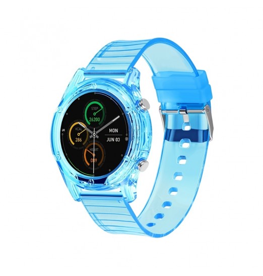 Reloj inteligente con monitor de ritmo cardíaco, rastreador de ejercicios Ip68 a prueba de agua, notificación de mensaje de llamada, reloj de salud deportivo para hombres, mujeres y niños