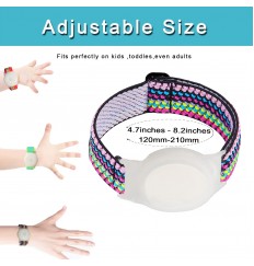 Regalos de Navidad para niños, paquete de 3 pulseras Airtag para niños, pulsera de nailon elástica con soporte para Apple Air Tag, funda protectora para anti-perdida Air Tag Gps Tracker con correa de reloj ajustable para niños pequeños, niños y niñas