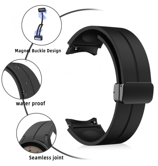 Galaxy Watch 5 Bands 44mm 40mm/watch 5 Pro 45mm Bands, Sport Bands Compatible con Samsung Galaxy Watch 4 40 44mm/galaxy Watch 4 Classic 42 46mm Correas Ajustables Silicona Suave Reemplazo Muñequera