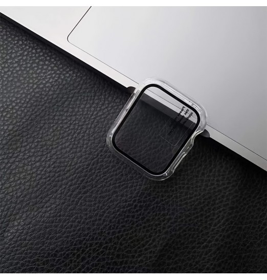 Funda protectora de plástico duro para pantalla de reloj para Apple Watch Series 8/7/6/5/4/se para Iwatch, tamaño 45/44/42/41/40/38mm