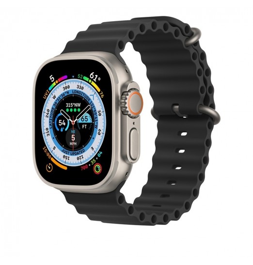 Nueva silicona Compatible con Apple Watch Ultra Ocean Band 49mm 38mm 40mm 41mm 42mm 44mm 45mm, correa deportiva suave para hombres y mujeres para Iwatch