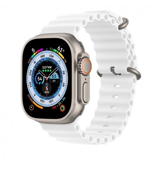 Nueva silicona Compatible con Apple Watch Ultra Ocean Band 49mm 38mm 40mm 41mm 42mm 44mm 45mm, correa deportiva suave para hombres y mujeres para Iwatch