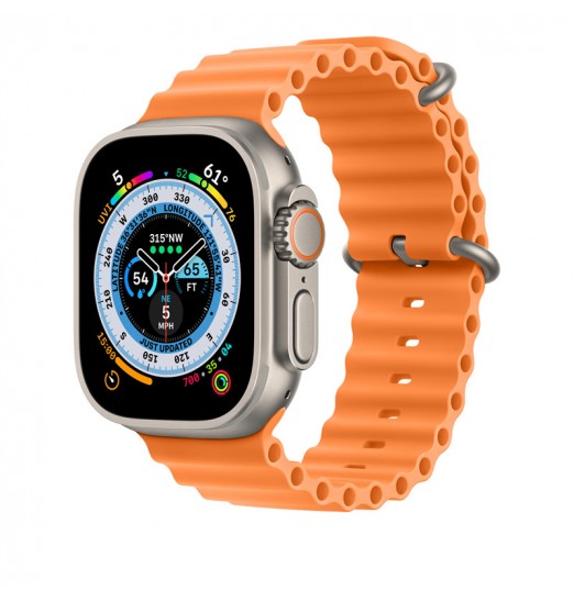 Nueva silicona Compatible con Apple Watch Ultra Ocean Band 49mm 38mm 40mm 41mm 42mm 44mm 45mm, correa deportiva suave para hombres y mujeres para Iwatch