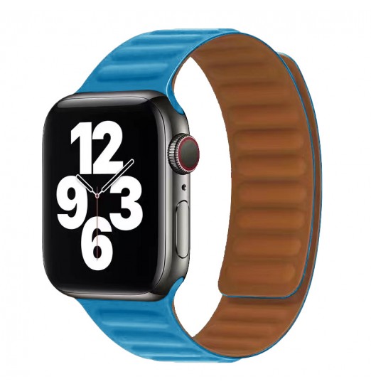 Correa de enlace de silicona sin reloj Bucle magnético para Apple Watch Band 45 mm 44 mm 40 mm 38 mm Iwatch Series 8 7 6 Se 5 4 3 2 Pulsera deportiva 42 mm 41 mm, sin reloj