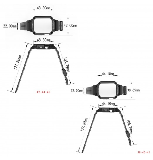 Correa de reloj deportiva anticaída pulsera de repuesto para iwatch 7 6 5 4 3 2 1 Se, correa de reloj 38mm40mm41mm42mm44mm45mm