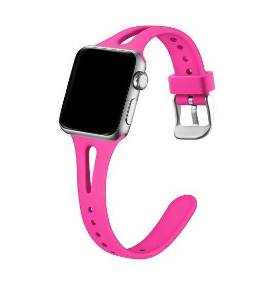 La correa de reloj de gota de agua hueca de color puro es adecuada para Apple Watch 38 mm 40 mm 41 mm 42 mm 44 mm 45 mm, sin reloj