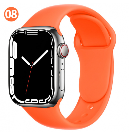 Smart Watch Classic Sport Band para Apple Watch, banda de silicona para, iwatch 45678/se, sin reloj