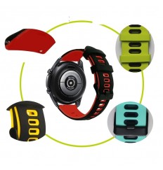 Correas de silicona de doble color para Mibro Lite/pulseras de correa de reloj inteligente de color para Xiaomi Mibro Air/mijia correa de cuarzo