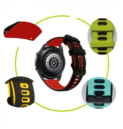 Correas de silicona de doble color para Mibro Lite/pulseras de correa de reloj inteligente de color para Xiaomi Mibro Air/mijia correa de cuarzo