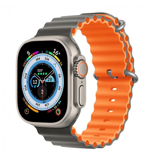 Ocean Bands para Apple Watch, Ultra 49 mm 45 mm 44 mm 42 mm 40 mm 38 mm, bandas ajustables de silicona Sport Loop para hombres y mujeres para Iwatch Band Collection 8 7 6 5 4 3 2 1 Se