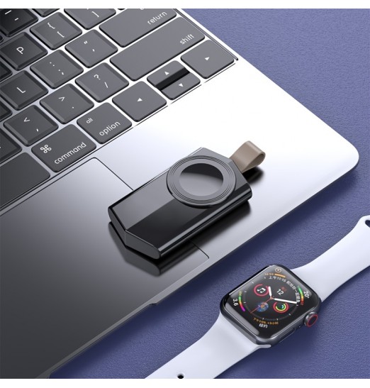 Cargador inalámbrico Usb portátil para Apple Watch Iwatch 1/2/3/4 5/6/7 Se Carga inalámbrica de succión magnética