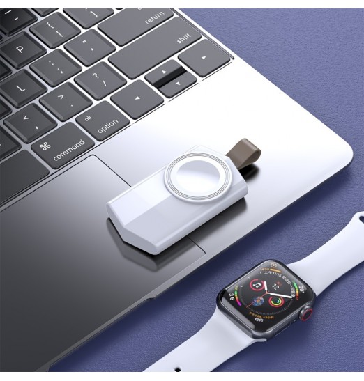 Cargador inalámbrico Usb portátil para Apple Watch Iwatch 1/2/3/4 5/6/7 Se Carga inalámbrica de succión magnética