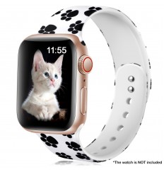 Correa de reloj con diseño de pata a la moda para Apple Watch 38mm/40mm/41mm/42mm/44mm/45mm/49mm Iwatch Ultra/se/series 8/7/6/5/4/3/2/1, sin reloj