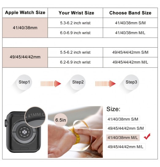 Correa de reloj para 38mm 40mm 41mm 42mm 44mm 45mm, pulsera de tela para Iwatch Series 8 7 6 5 4 3 2 1 Se, sin reloj