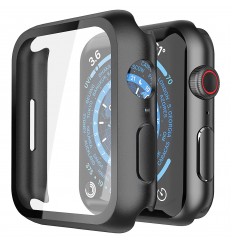 Funda protectora de pantalla de vidrio templado para Apple Watch Series 7