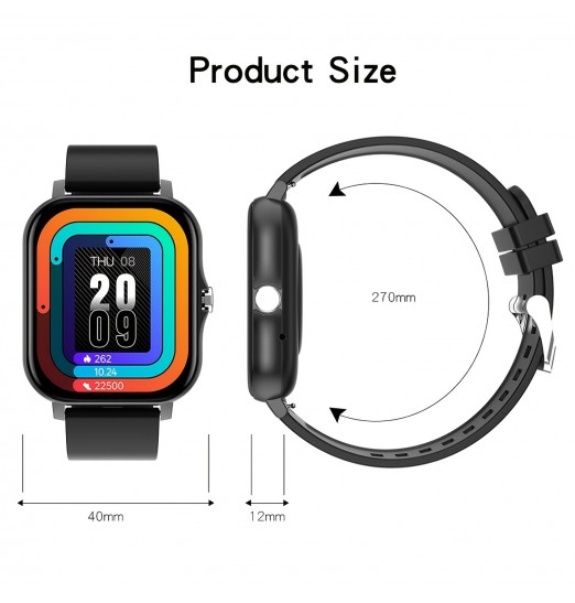 Rastreador de ejercicios Ritmo cardíaco Presión arterial Reloj inteligente a prueba de agua