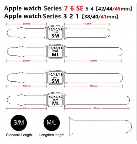 Correa de silicona para Apple Watch Band 44 mm 40 mm 45 mm 41 mm 38 mm