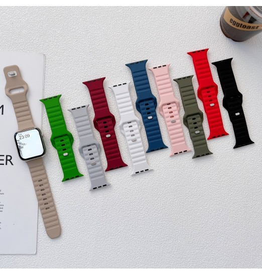 Correa de silicona para Apple Watch Iwatch Serie 3 4 5 6 Se 7