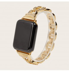 Correa Metal Vo Con Strass Para Iwatch 1-6