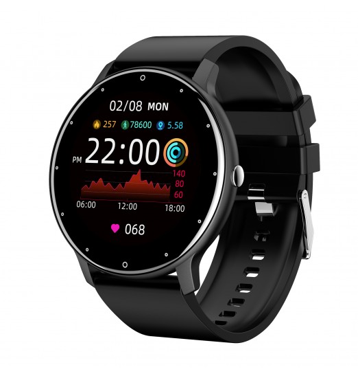 Reloj inteligente de moda para hombres y mujeres Rastreador de ejercicios multifuncional Monitoreo de la presión arterial del ritmo cardíaco Reloj inteligente deportivo Compatible con sistemas Android e Ios