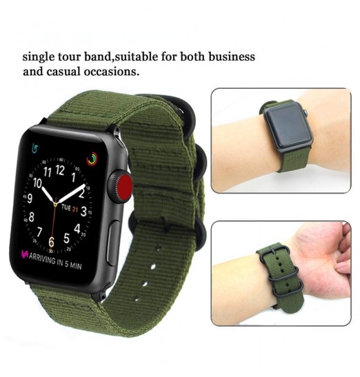 Correa de reloj impermeable con textura para Apple Watch Series 38/40/41/42/44/45 mm